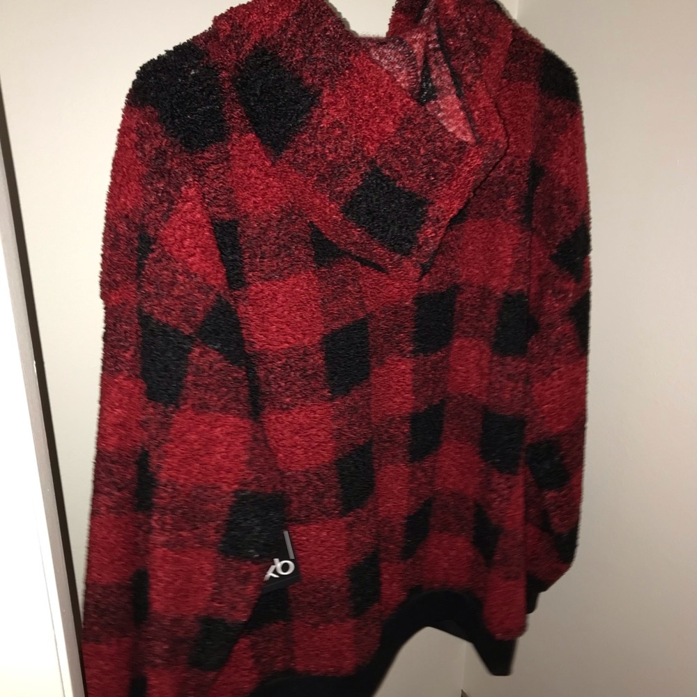 Plaid red hoodie